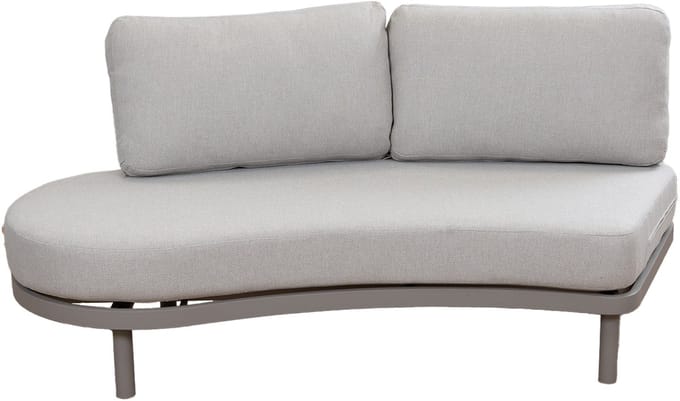 Elegance/Toledo stoelkussen ca.77x48cm Panama sage 2 stuks
