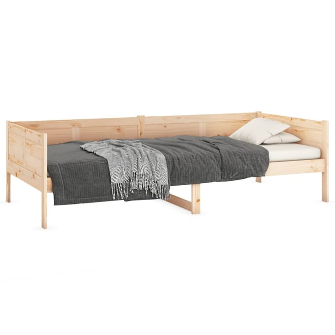 vidaXL - Slaapbank - massief - grenenhout - 80x200 - cm