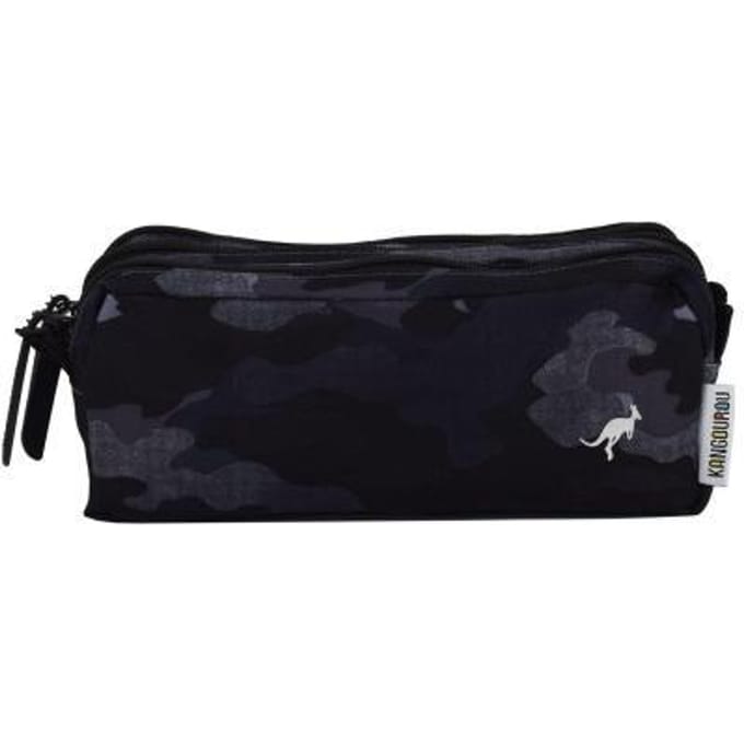Kangourou Grey Camo penetui 3-ZIP Pennenzakken en -etui's