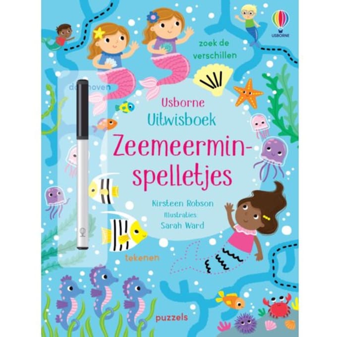 Zeemeerminspelletjes - Uitwisboek