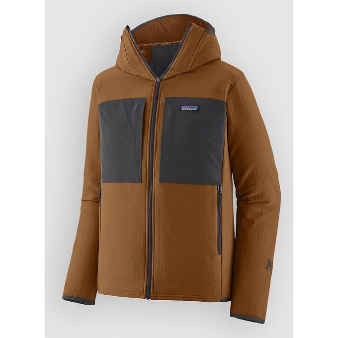 Patagonia R2 Techface Hoody Jas bruin