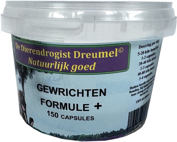 Dierendrogist Gewichtsformule Capsules 150st - Gewrichten Ondersteuning - 13 Ingrediënten