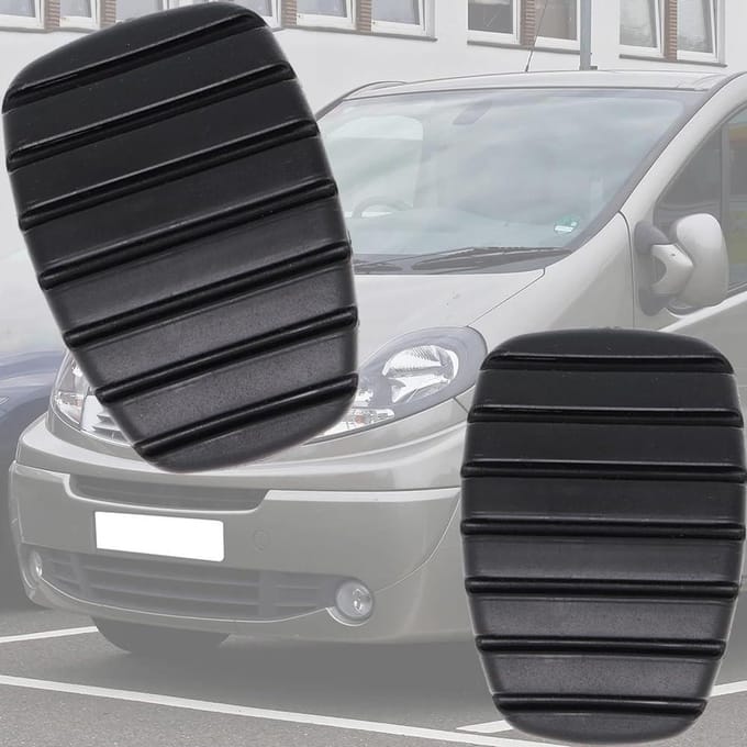 Pedaal Covers - Rubberen Pads - Veiliger Rijden - Antislip Oppervlak - 2 Stuks - Zwart