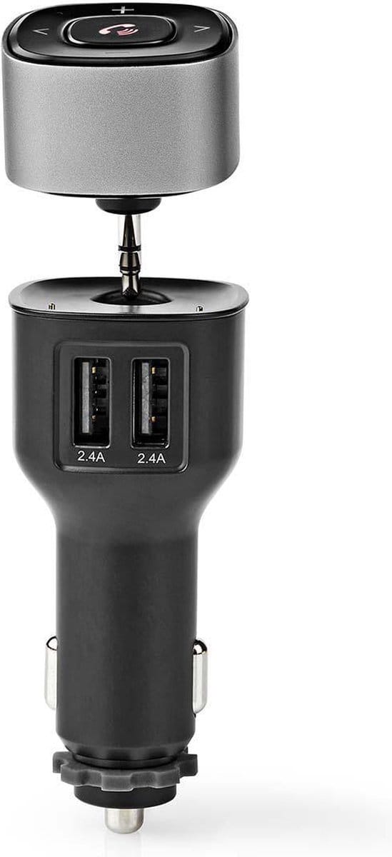 Nedis Bluetooth Multi-Adapter - Output: 1x 3,5 mm - SBC - 7 uur - Ingebouwde microfoon - Volumebediening - Automatische uitschakelfunctie - Grijs / Zwart