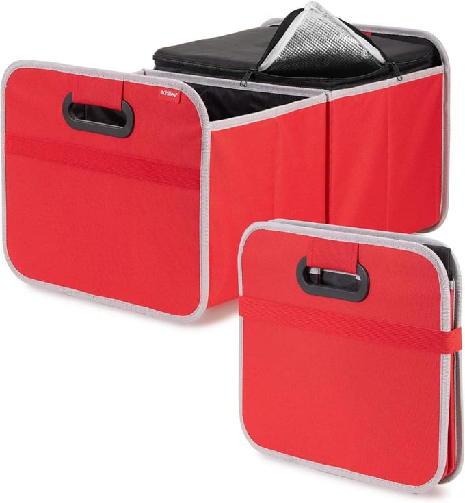 Opvouwbare auto koelbox met koelfunctie en kofferbak organizer