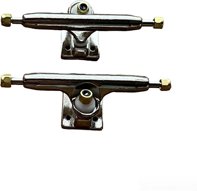 Professionele Fingerboard Trucks 32/34/36mm Chromen Assen met Hardware - Verbeterde V2 Baseplate