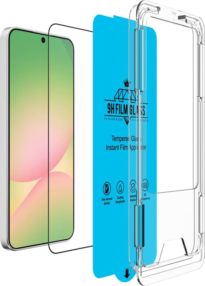 Cazy screenprotector geschikt voor Samsung Galaxy A57 - Screenprotector met Applicator