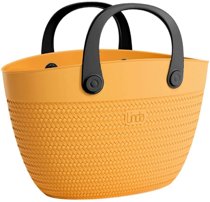 Linda Bag Beach 50x41 cm Geel/Zwart