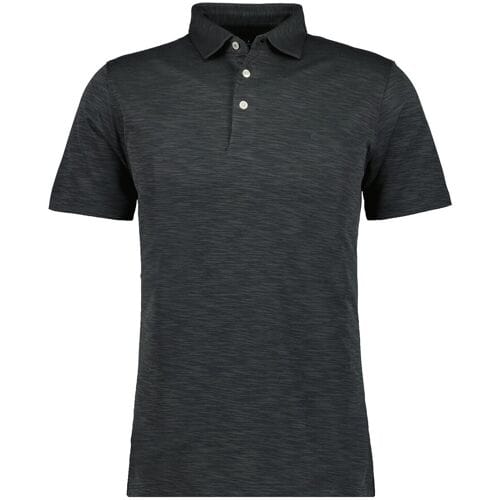 Ragman Polo Soft Knit Flame Design Easy Care Leisteen / male