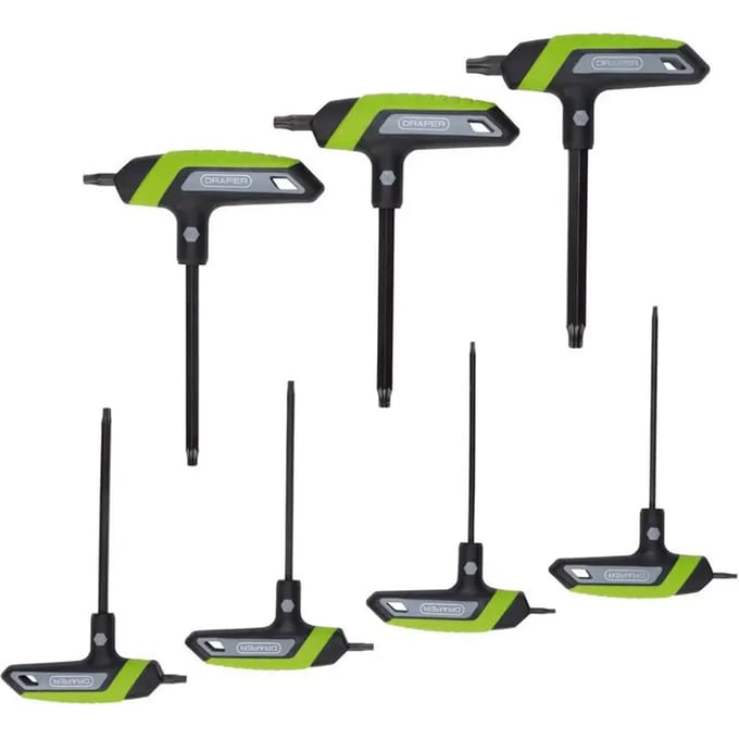 T-greep hexagonale en metrische inbussleutelset Draper TX-STAR
