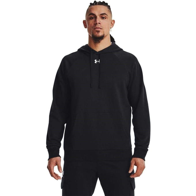 Under Armour Heren fleece hoodie (Zwart)