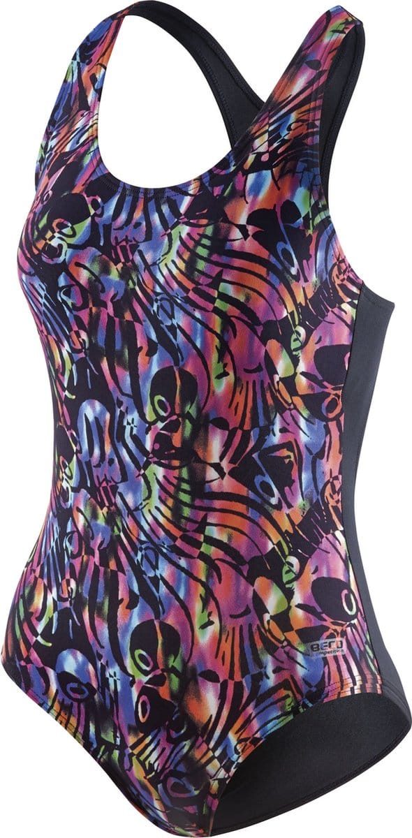 BECO badpak, competition, zwart, maat 38