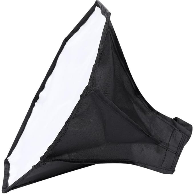 Diffuseur de boîte à lumière pour flash universel portable de 30 cm pour Speedlite externe black