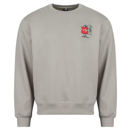 The North Face  Sweaters U GEAR UP GET OUT RLX CREW-GRAPHIC