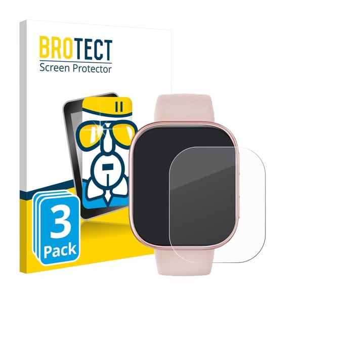 Screenprotector 3 Stuks voor Doomixs Smartwatch T7 1.83" Beschermglas transparant