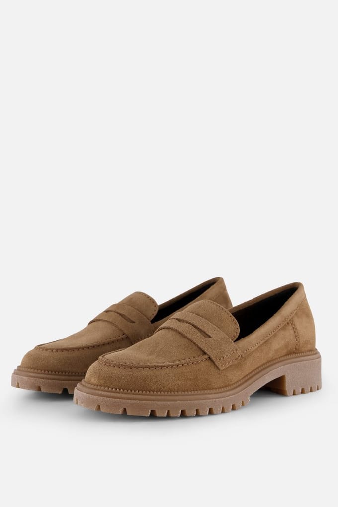 Tamaris Loafers bruin Suéde - Maat 41
