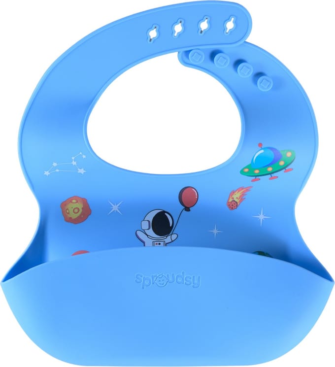 Sproudsy Slab Space – Kraamcadeau – Kinderservies - Baby - Sky Blue