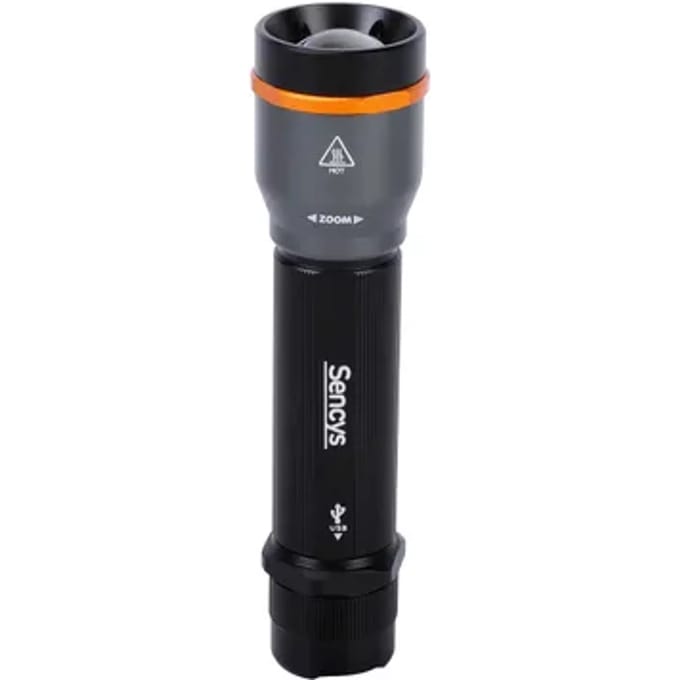 Sencys Zaklamp - 2000 Lm - Oplaadbaar