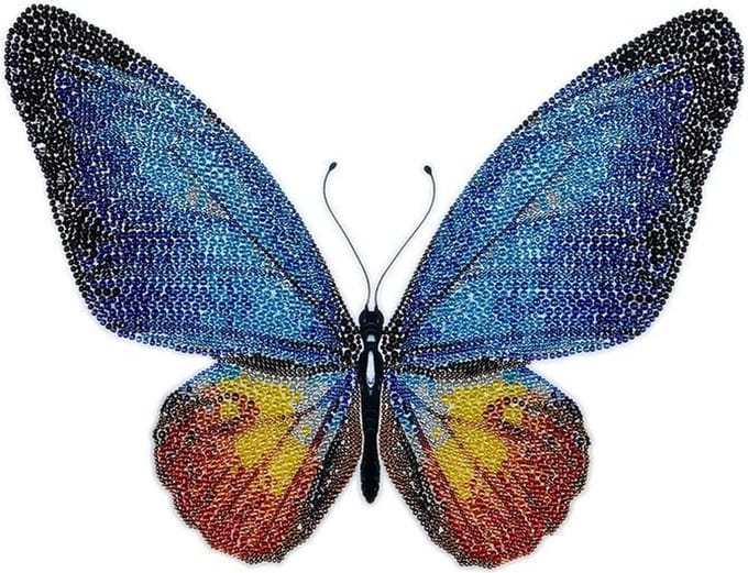 MiniArt Crafts, Blue Butterfly, 40x40 cm (nivo: standaard)