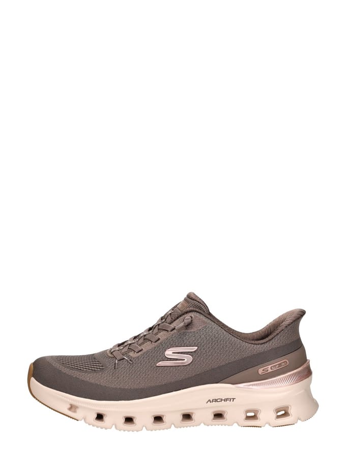 Skechers ARCH FIT GLIDE-STEP PRO-GOLDE Dames Instappers - Bruin / Goud