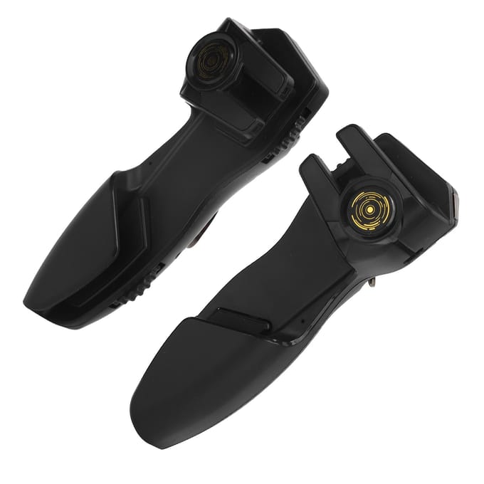 Manette de jeu mobile avec bouton de tir à 6 doigts et manette auxiliaire black