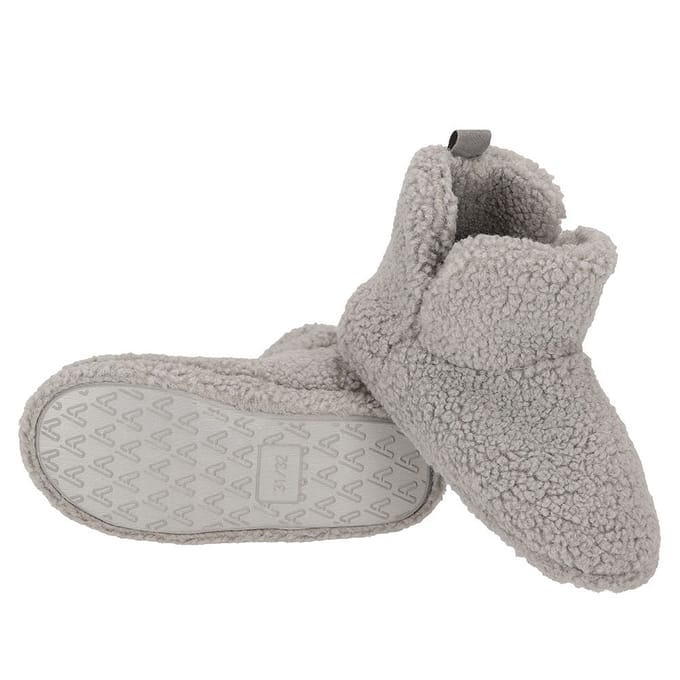 Hoge Pantoffels Kinderen - Teddy - Grijs / 35/36