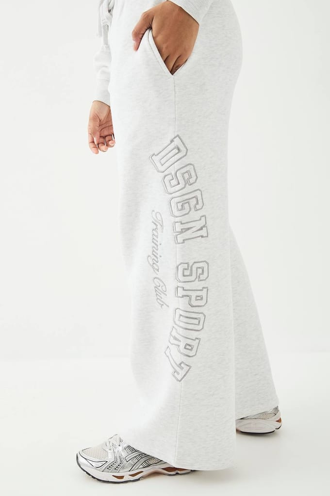 Dames DSGN Studio Sport Training Club Rechte Pijp Jogger | Asgrijs | Maat: Medium