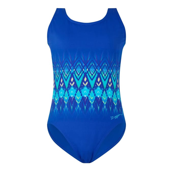 Zoggs Dames/Dames Reef Eendelig Zwempak (Blauw)