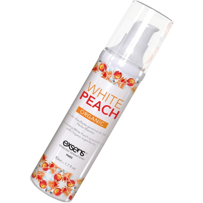 Exsens - Eetbare Intieme Massageolie – Perzik, Verwarmend Effect