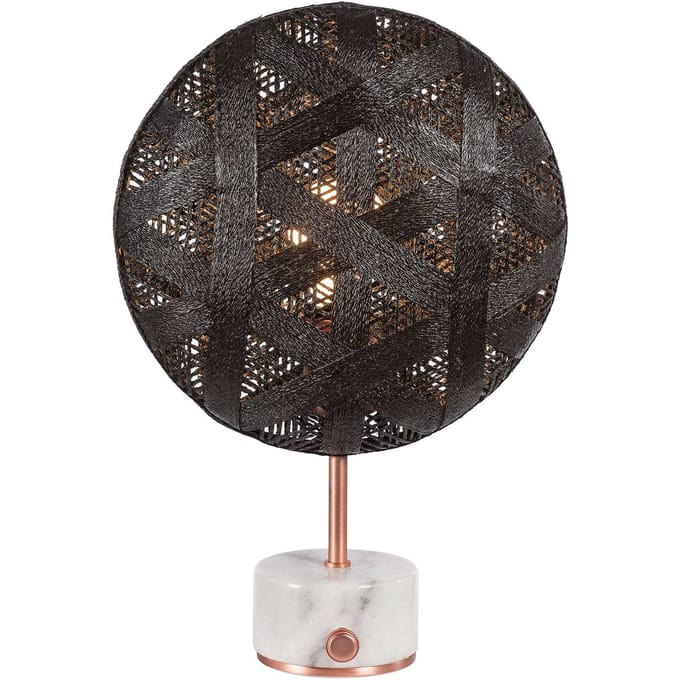 Forestier Chanpen S Hexagonal tafel koper/zwart
