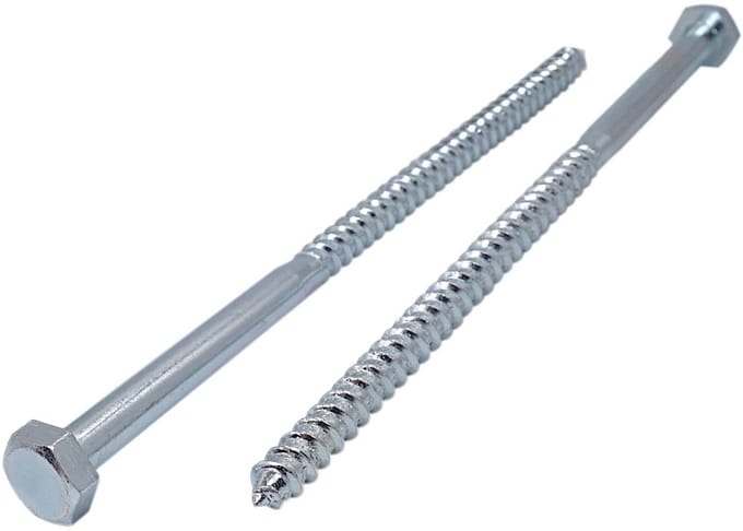 Zeskant houtschroeven M8 x 200 mm (Pack van 30 stuks)