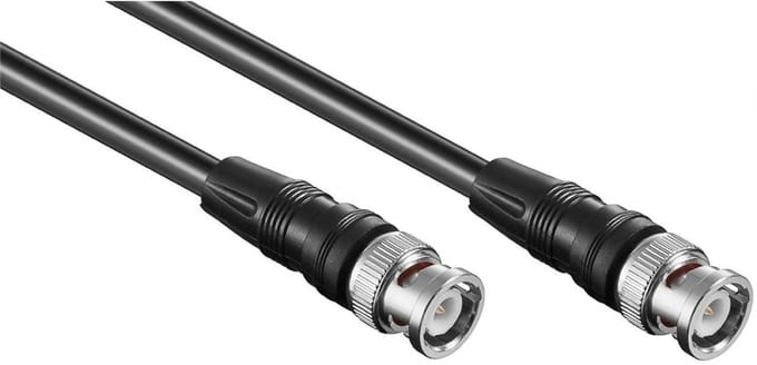 BNC (m) - BNC (m) kabel - RG62 - 93 Ohm / zwart - 20 meter