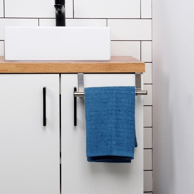 Storage Solutions - Stalen Deurhanger - Zilver - 25-40cm - Bevestiging zonder Boorgaten