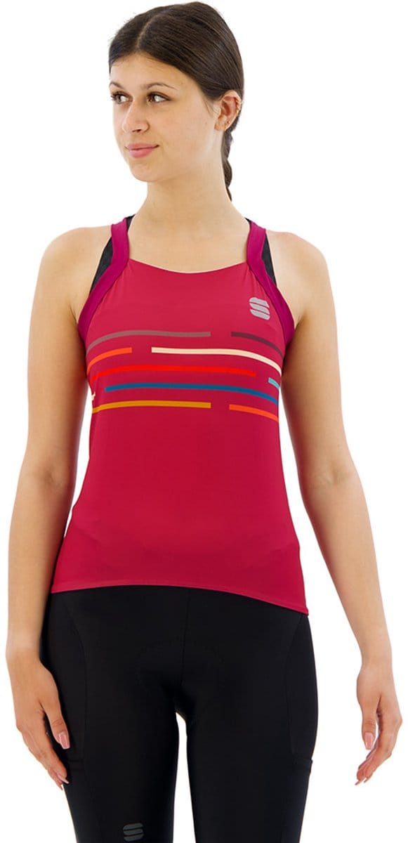 Sportful VELODROME TOP Dames Cyclamen - Vrouwen - maat XS