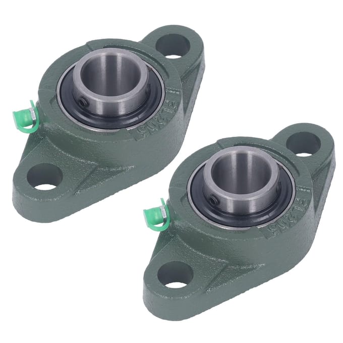 2 Stuks Flenslagerhuis 1 Inch Gietijzer Staal Flensgemonteerd Lagerhuis