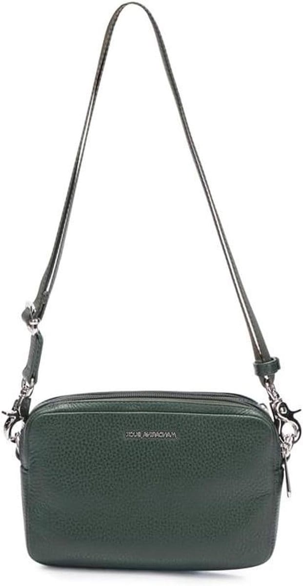 Mandarina Duck Schoudertas - Camera Tas Leer - Dagelijks Gebruik - Verstelbare Band - 20 x 5 x 13 cm
