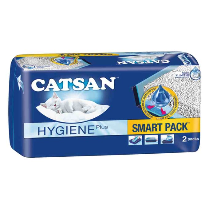 2 pakken Smart Pack - Catsan Kattenbakvulling