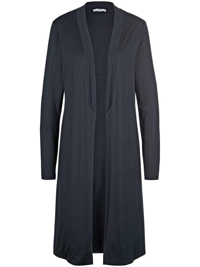 Lang jersey vest lange mouwen Van Peter Hahn blauw