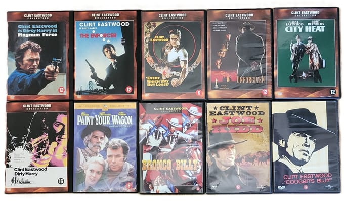 Clint Eastwood - 10 dvd pakket