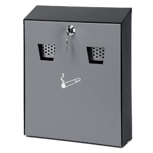 V-Part - Asbak wand zwart - grijs - Wandasbak