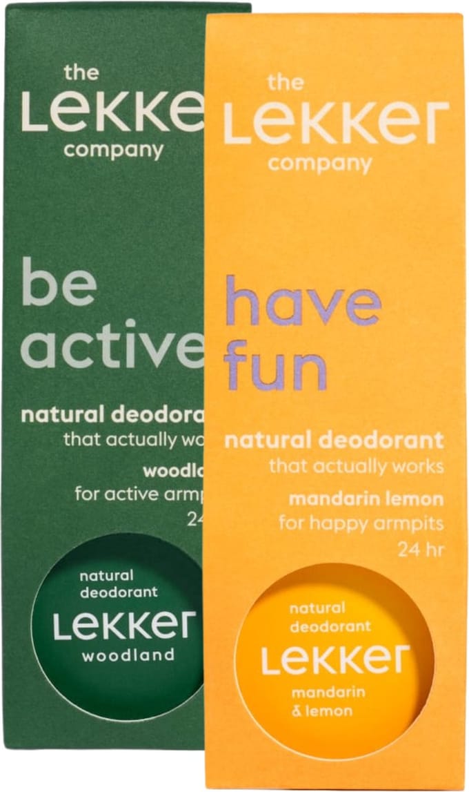 The Lekker Company deodorant crème bestsellers duoverpakking