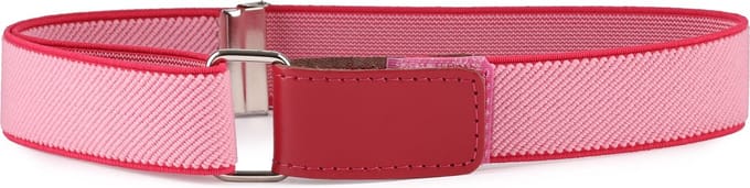 Ladeheid Kinderriem - Riem - Broekriem - Verstelbaar - Polyester - LA-TG-P15 - HellRosa/Amaranth - 0-2 Jahre