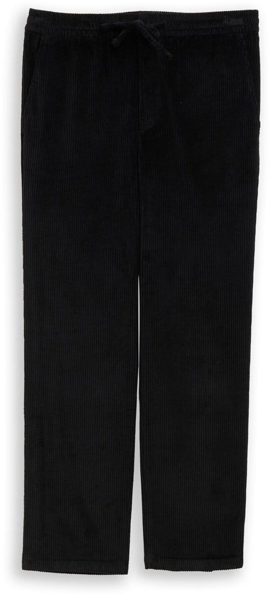 Tom Tailor Denim - TTRELAXED chino broek van corduroy - Maat M - Black