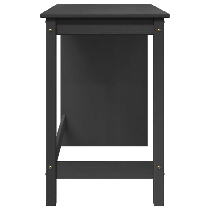vidaXL - Bureau - Grijs - 112 - x - 50 - x - 75 - cm - Massief - vurenhout