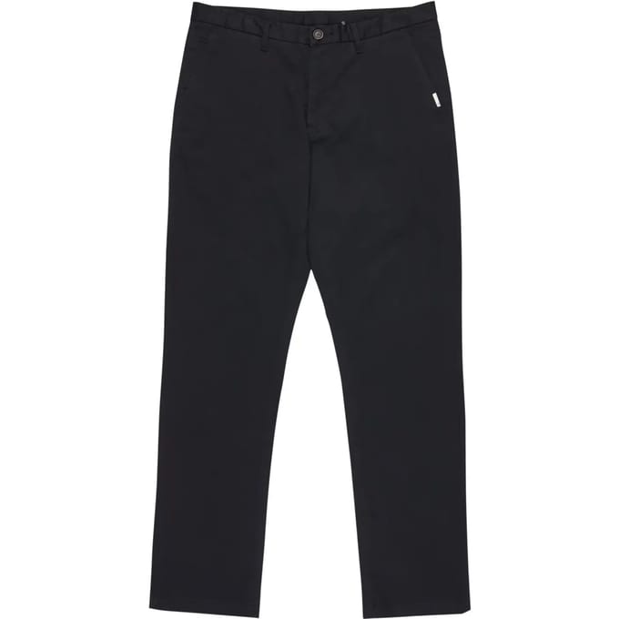 Element Twill Regular Fit Chino Broek Zwart 33 Man