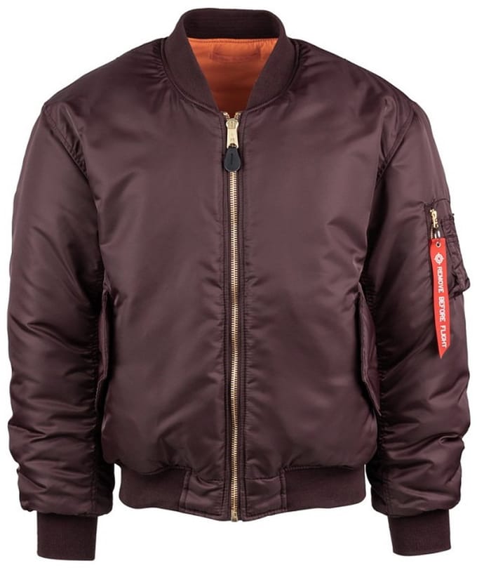 Fostex bomber jack MA-1 Bordo Rood S