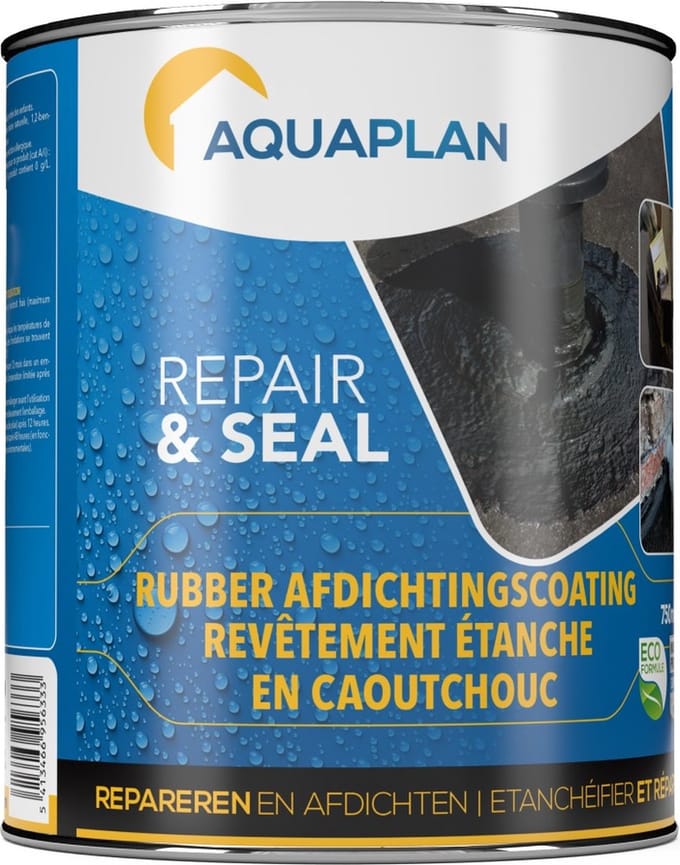 Aquaplan Repair & Seal - Rubber Afdichtingscoating - 750 ml