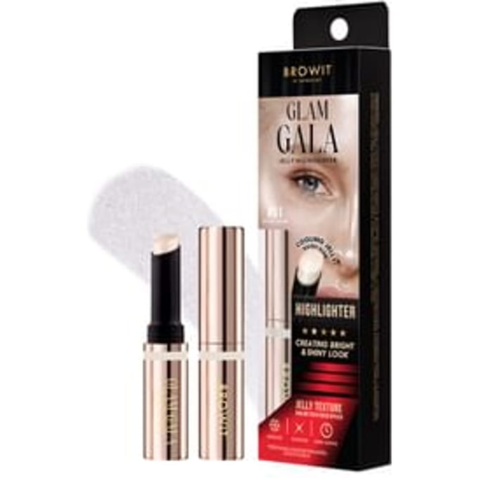 Browit - Glam Gala Jelly Highlighter 01 Crystal Silver