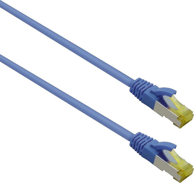 ultra flex Patchkabel S/FTP Cat 6a TPE blau 3,0m