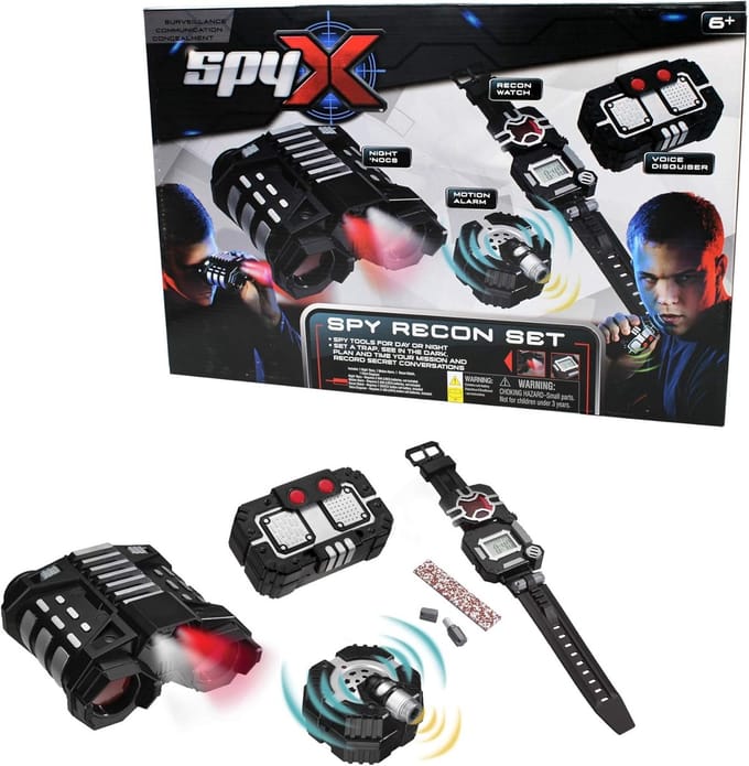 Spionnen Set - Geheime Agent Uitrusting - Doen alsof Spel - Vier Inclusief Gadgets